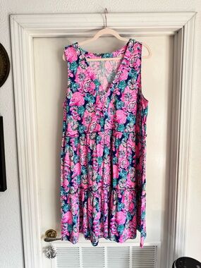 NWOT Lilly Pulitzer Lorina Tiered Swing Dress